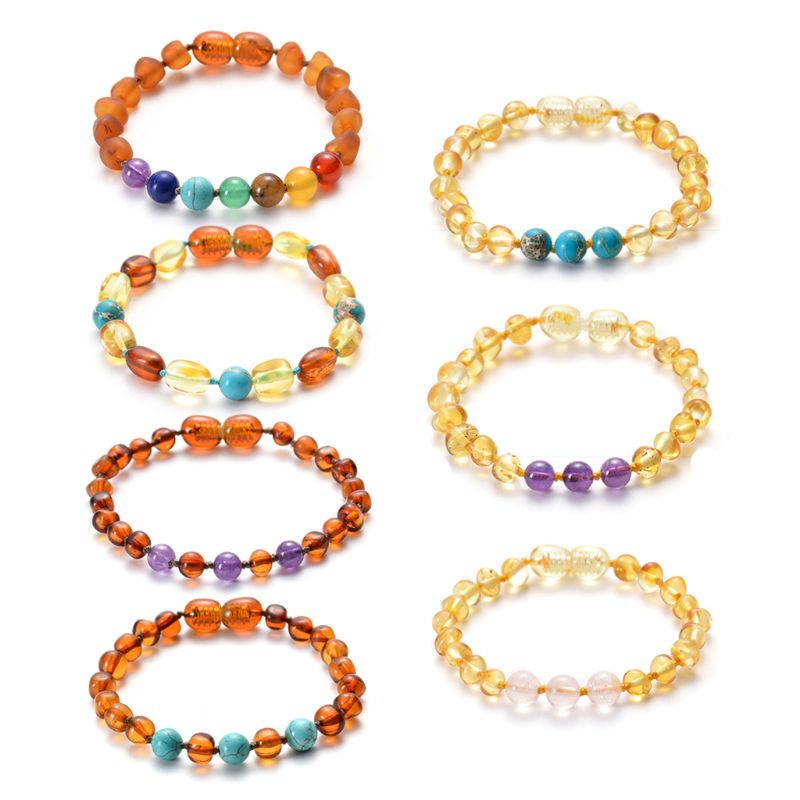 

Fashion Baby Bracelet Natural Beads Newborn Infants Teething Bracelets Jewelry Bangles Gifts