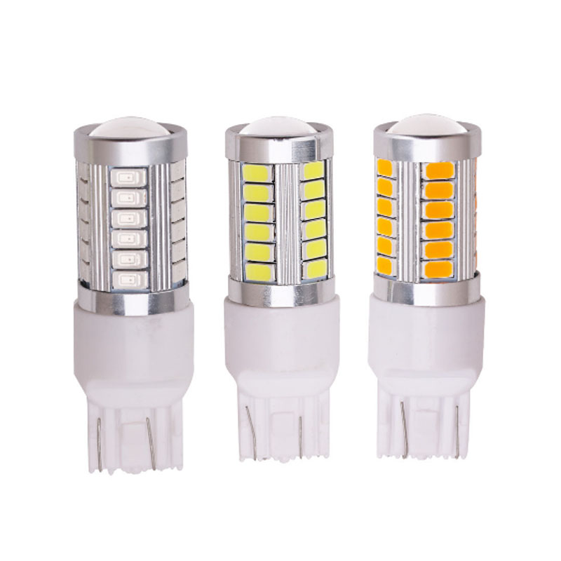 

2Pcs Car LED T20 7440 7443 5630 33 SMD Auto LED Turn Signal Lamp Backup Lamp Brake DRL Daytime Running Light DC 12V, As pic