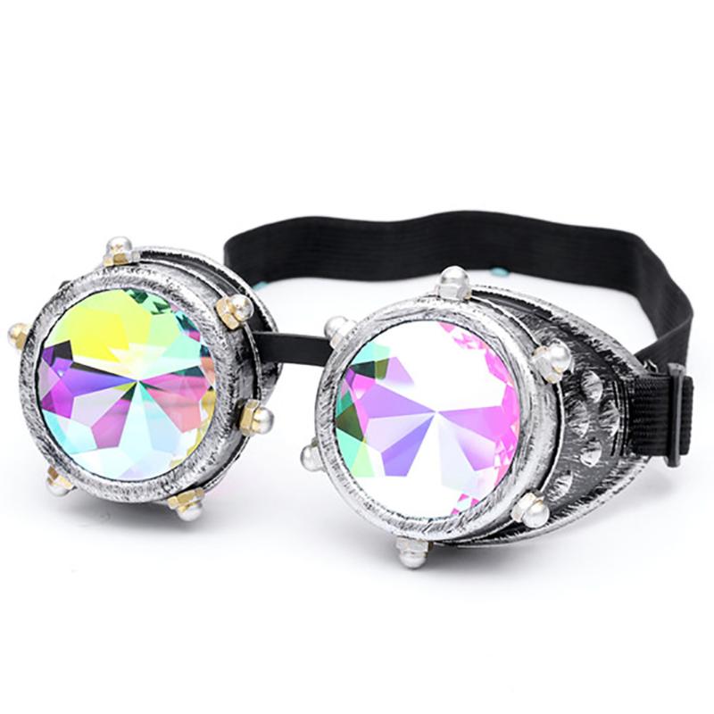 

Sunglasses Colorful Glasses Rave Festival Party EDM Sunglasses Diffracted Lens Steampunk dropshipping sun glasse