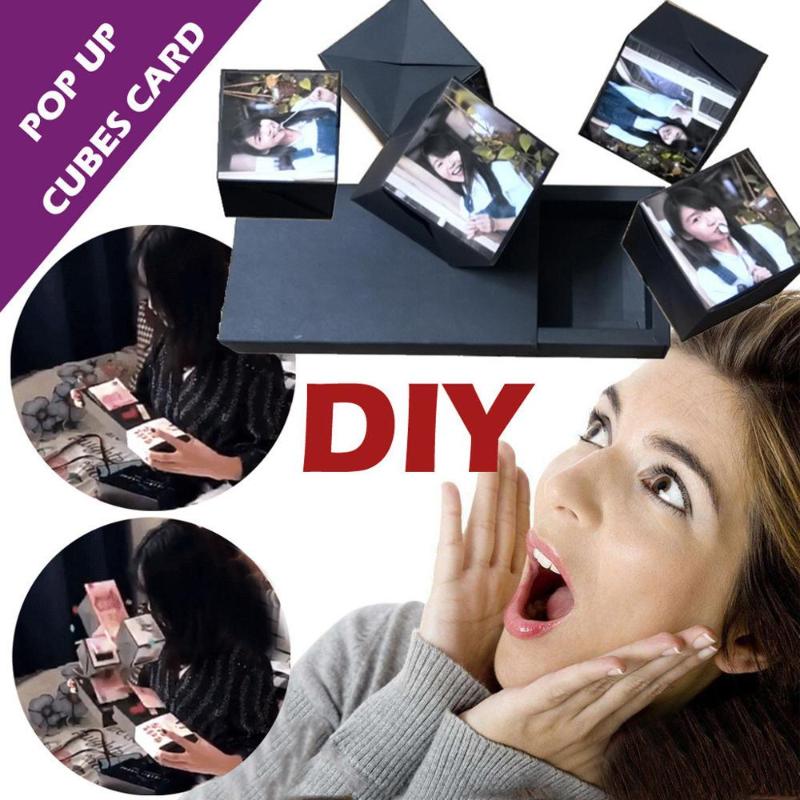 

christmas cards DIY Creative Card Surprised For Partner Girlfriend Friends Photo Card Set invitaciones de boda gift 32