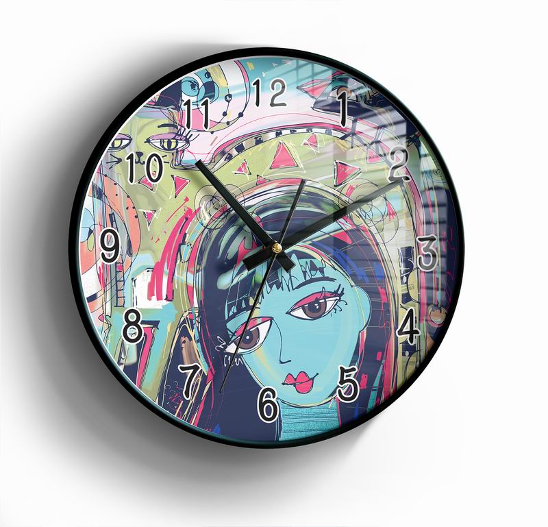 

Nordic Art Mute Plastic Wall Clock For Home Decor 12 Inch Modern Minimalist Wall Clocks Simple Decorative Metal Watches
