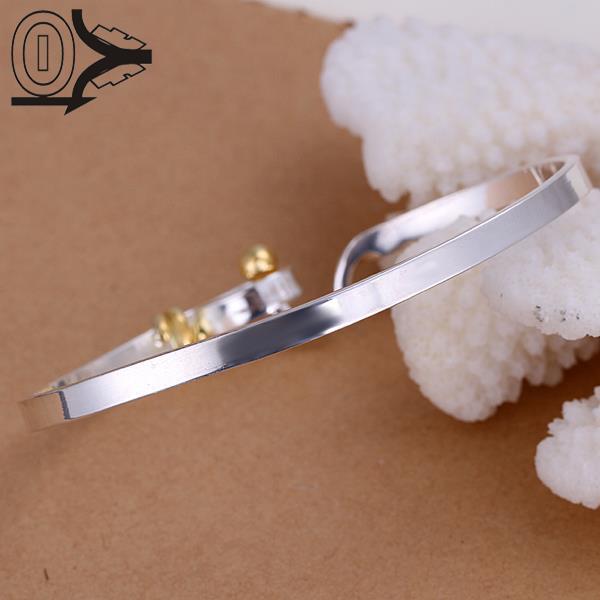 

Top Quality Wholesale Silver Plated Bangle,Wedding Jewelry Accessories,Colors Separation Fashion Silver Bangles Bracelet