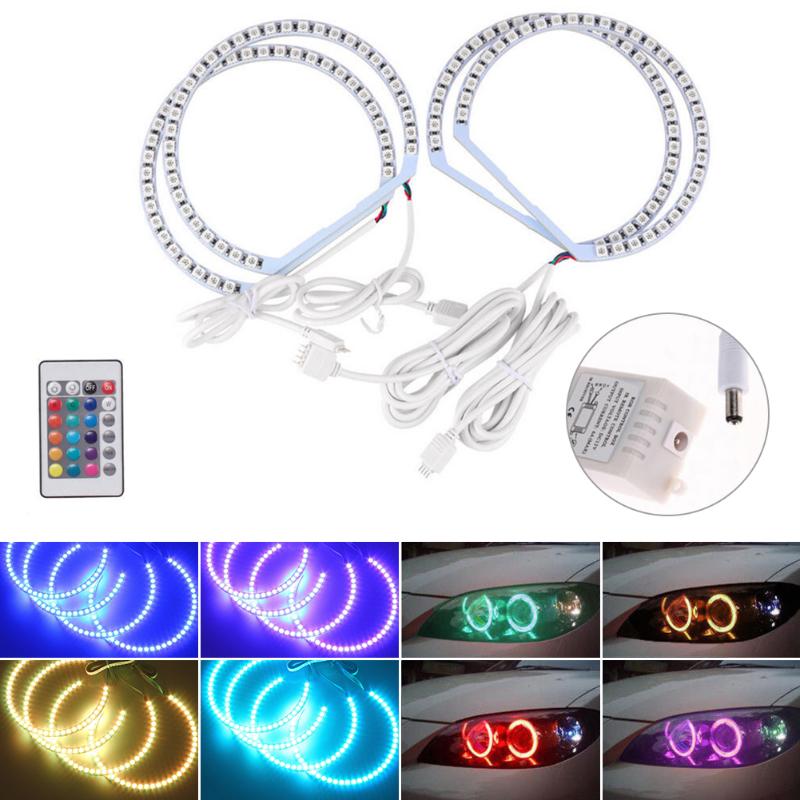 

NEW For E36 E38 E39 E46 Multi-Color RGB Flash SMD Led Angel Eyes Halo Rings