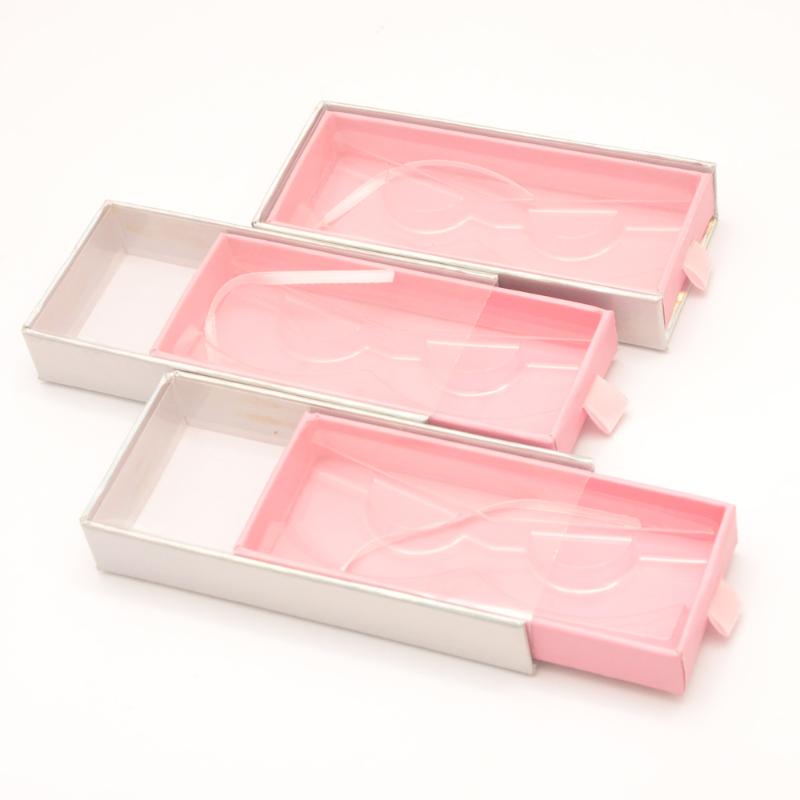 

bulk 20pcs/pack Whole sale False Eyelash Packaging Box Custom Private Logo 25mm Mink Lashes Box Fake Strips Faux Cils Case Empty