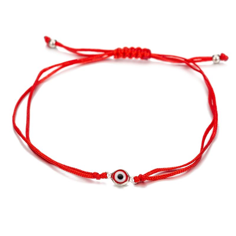 

Simple Red/Blue Eye Rope Bracelets for Women Men Adjustable Classic Charm Couple hand Jewelry Gift DropShipping