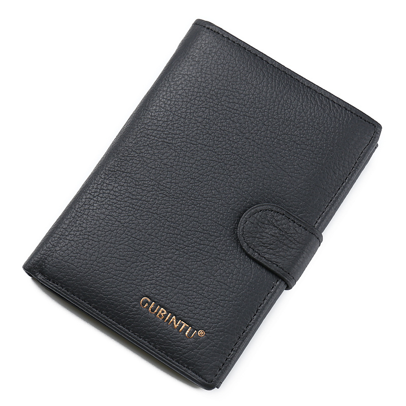 

Code 1207 Fashion Genuine Leather Men Wallet Belt set Man Purse With Card Holders High Quality, Red;black