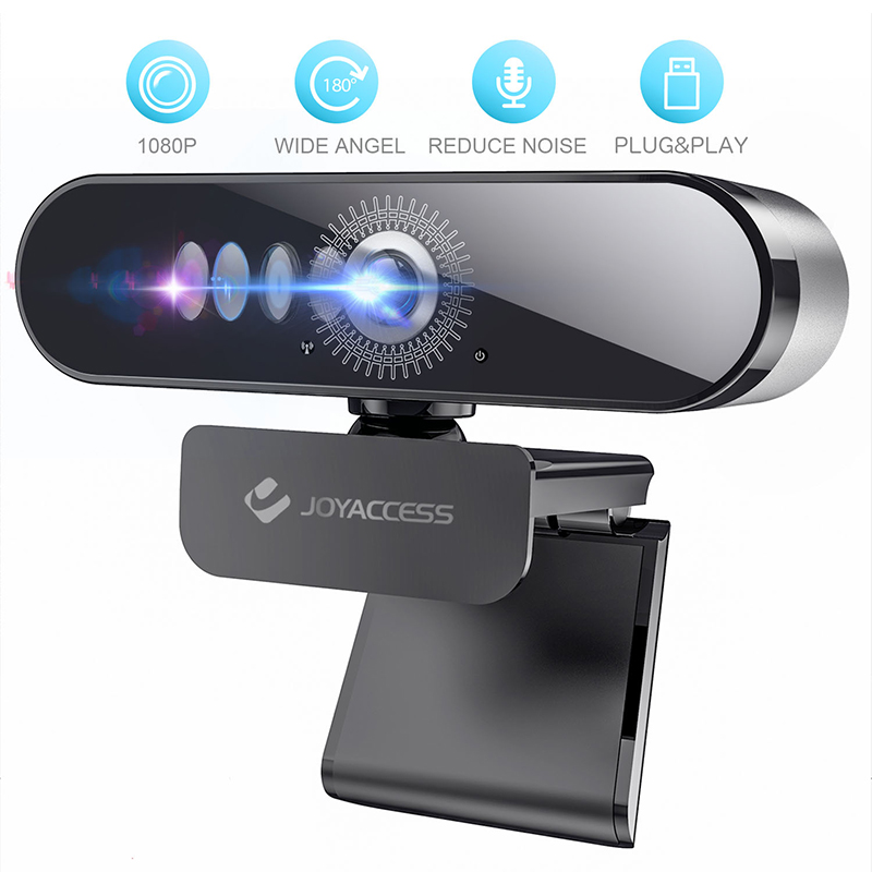 

PC Webcam HD 1080P Mini Computer WebCamera with Microphone Rotatable Cameras for Live Broadcast Video Calling Conference Work