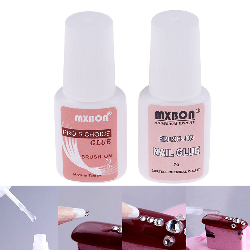 

Strong Adhesive Nail Glue False Nails Glitter Acrylic Decoration Brush False Tip Nail Care Tools Hot Sale, New style