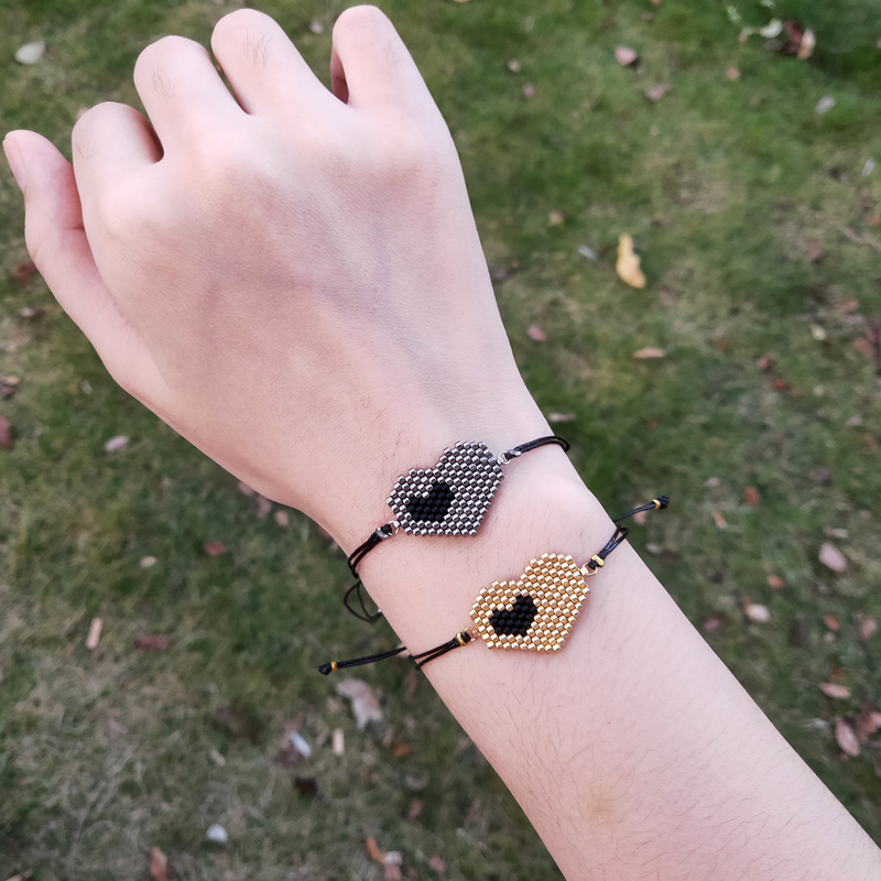 

FAIRYWOO Heart Bracelet Little Girls Jewelry Rope Bracelet Best Friend Bracelets Friends Gift Designer Bracelets For Women Gifts