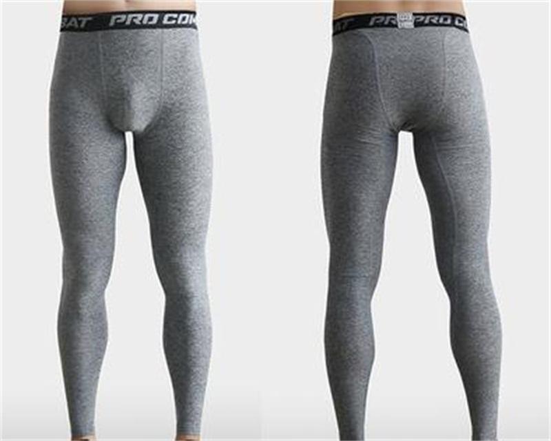 

Wholesale-Skinny Motion Tight Pants Elastic Force Pants Quick Drying Elastic Force Compress Tight Trousers For Man Outdoors New Style 15xlH1, As show