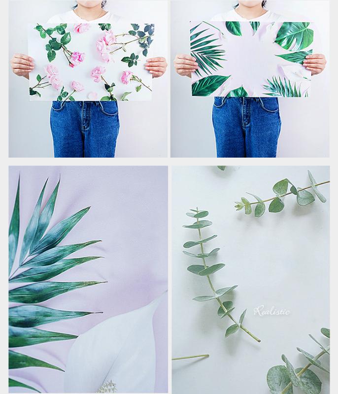 

3D Image Double-sided Drawing Photography Board Paper for Foods Cosmetics Tabletop Shooting Background Backdrops Adornment Items