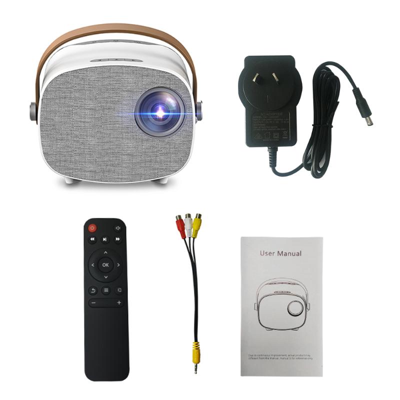 

Aibecy 1080P Supported 1000 Lumens Portable Movie Projector Built-in Speaker YG230 Mini LED Projector with AV/USB/HD/TF/Micro
