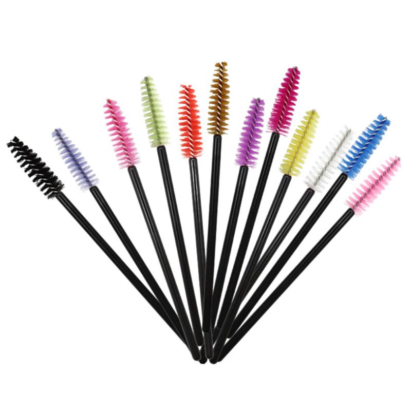 

50Pcs Make Up Brushes Eyelash Brush Disposable Mascara Wands Applicator Eye lashes Cosmetic Brushes For Makeup Tool