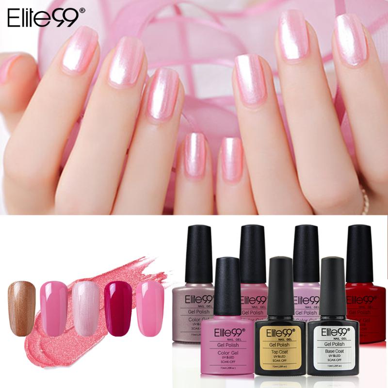 

Elite99 12Pcs Classic Gel Polish Set 7.3ML Full Manicure Set Gel Nail Polish All For Nail Art Kit Soak Off Manicure, 5pcs-005