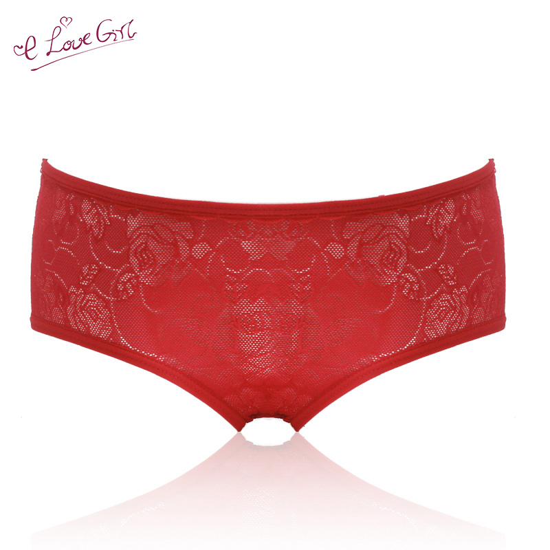 

Women Sexy Transparent Lace Underwear Briefs Female Large Size Comfortable Lingerie Ladies Mid Waist Panties, Khaki