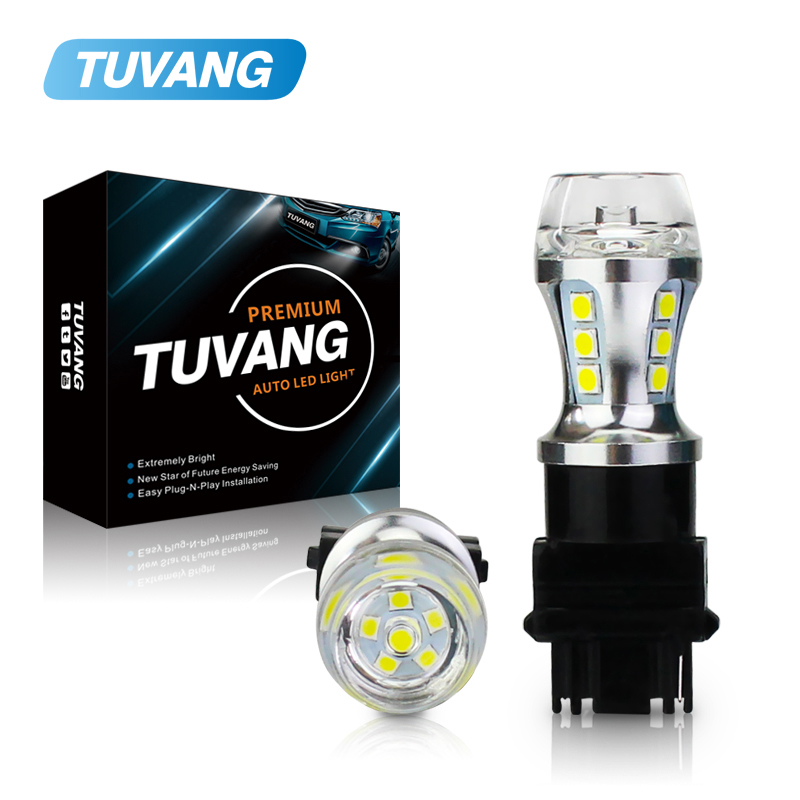 

2x T25 3056 3156 P27W Led Auto Car Light Bulbs White Red Yellow 6000K Break Lamp Turn Signal Lights Backup Reverse Light, As pic