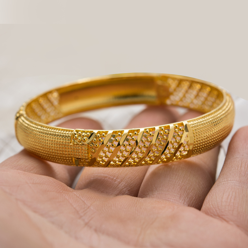 

Annayoyo 1Pieces/Twisted Bracelet for Women Dubai Bangles Ethiopian Bracelets & Bangles African Jewelry Arab Middle East