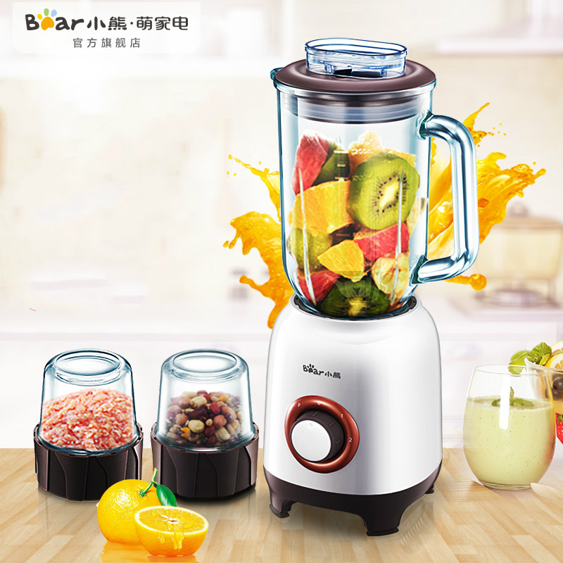 

Bear Electric Blenders with 3cups 3knives Meat Grinder Dry Grinding Machine Stand Mixer Fruit Juicers Cooking Machine Baby
