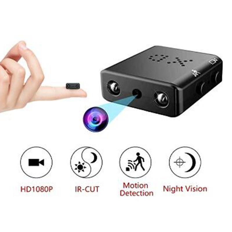 

Mini Camera 8G 1080P XD IR-CUT Smallest HD Camcorder Infrared Night Vision Micro Cam Motion Detection DV DVR Security Camera