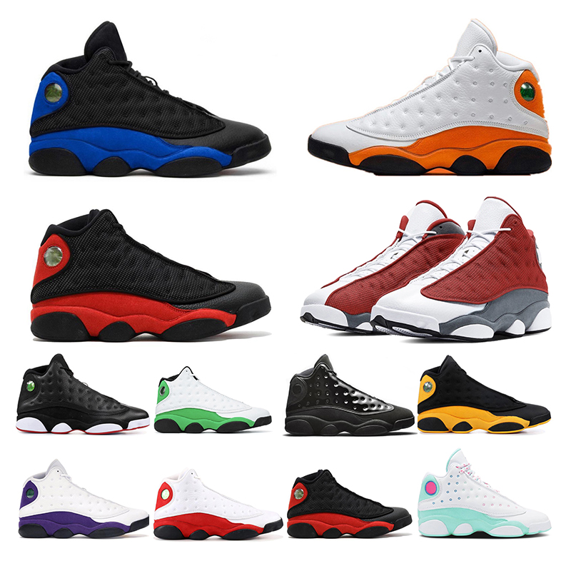 

Hot Sale Hyper Royal Starfish red Flint 13s Top Quality Jumpman 13 Men Women Basketball Shoes Bred Chicago Cap and Gown Outdoor Sports