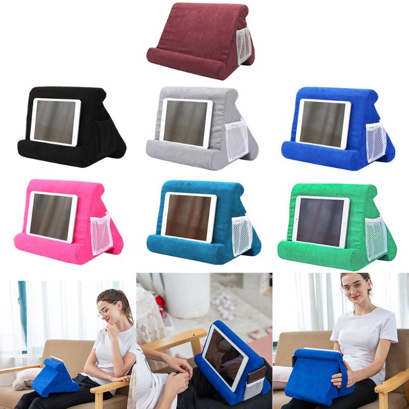 

Pillow Multi-Angle Soft Pad Lap Stand For Smartphones Multifunction Tablet Holder Books Magazines Bracket