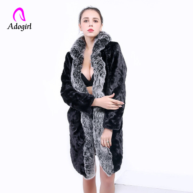 

Vintage Gray Fluffy Faux Fur Coat Women Warm Shaggy Long Furry Fake Fur Winter Outwear Coat 2020 Autumn Elegant Party Overcoat, Black