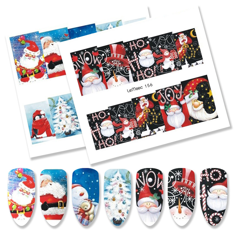 

Nail Art Nail Sticker Watermark Sticker DIY Christmas Halloween Ornament manicure pedicure set