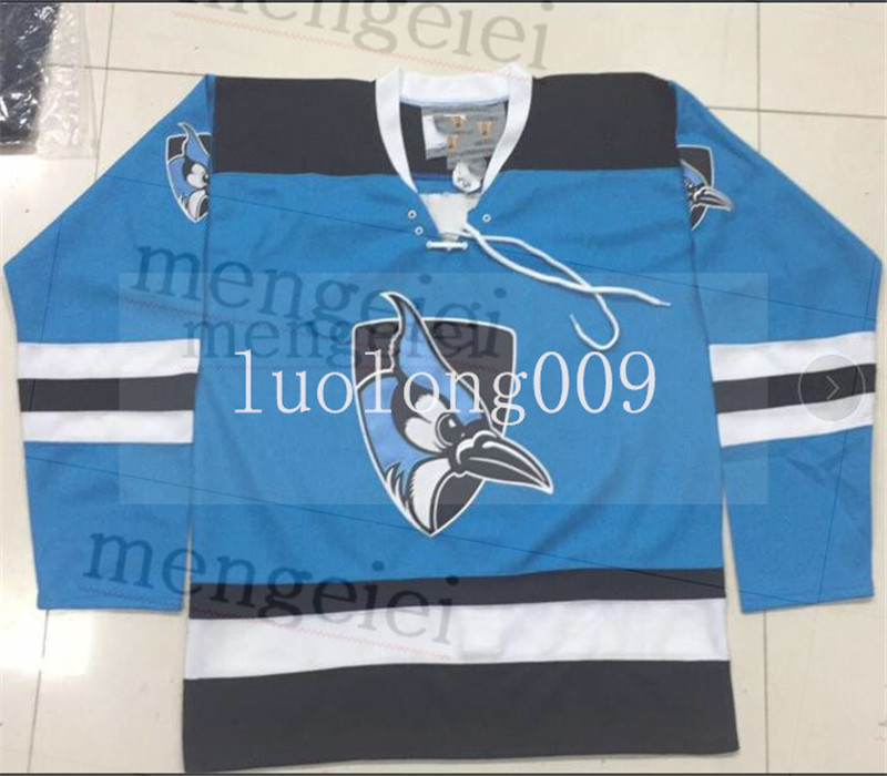 

2020 Johns Hopkins Blue Jays Hockey Jersey Hockey Jersey Embroidery Stitched Customize any number and name Jerseys Hockey Jersey, Picture color
