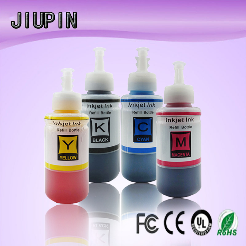

4 Color Dye Based Refill Ink Kit for L100 L110 L120 L132 L210 L222 L300 L312 L355 L350 L362 L366 L550 L555 Printer Eco Ink