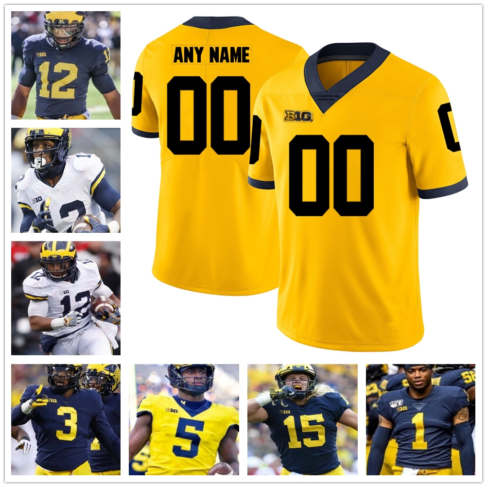 

NCAA Michigan Wolverines jersey Evans 45 David Harris 43 Chris Wormley 8 Channing Stribling 97 Brennen Beyer football stitched jerseys, Blue