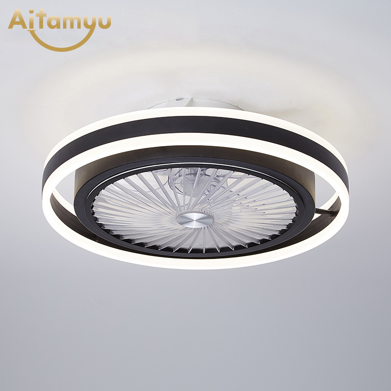 

Modern 50cm Smart Ceiling Fan With Light Remote Control fFans With Lights Air Cool Bedroom Decor Children's room kindergarten