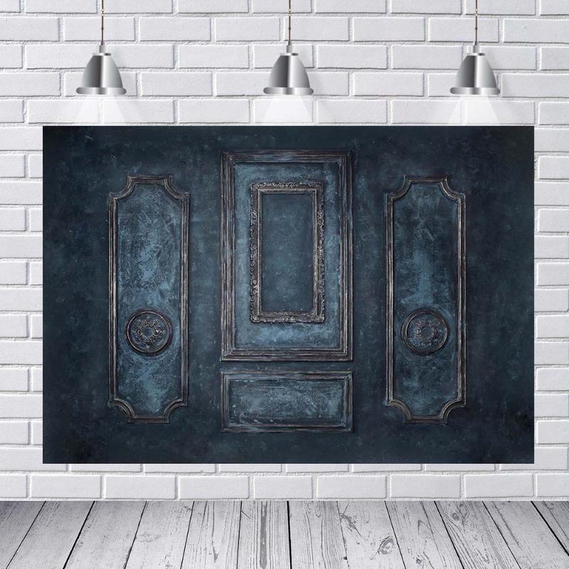 

Photography Background Newborn Baby Gray Classical Door and Window Background Children Photo Studio Props