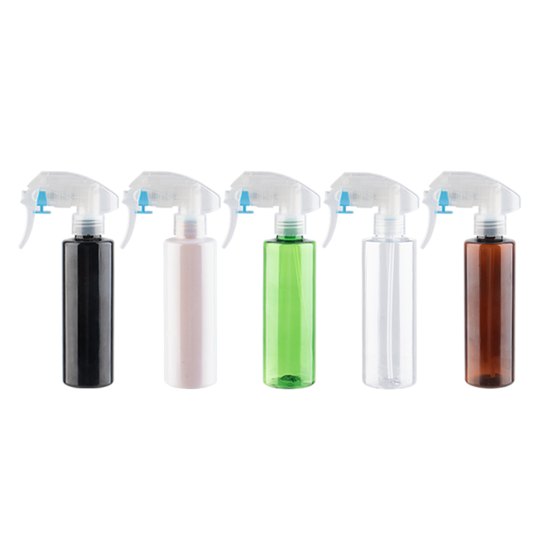 

150ml Colored Empty Refillable Watering Bottle With Trigger Sprayer Plastic Cleanser Bottle Multifunction PET Product 20PCs