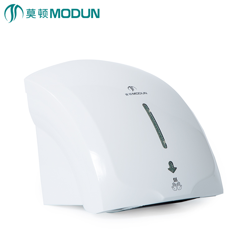 

Modun brand new hand dryer machine low velocity bathroom wall mount abs single hot automatic hand dryer with led light