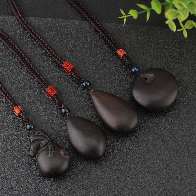 

Woman Necklace jewelry statement necklaces & pendants long Necklaces vintage Wooden Circle pendant necklace for women collares