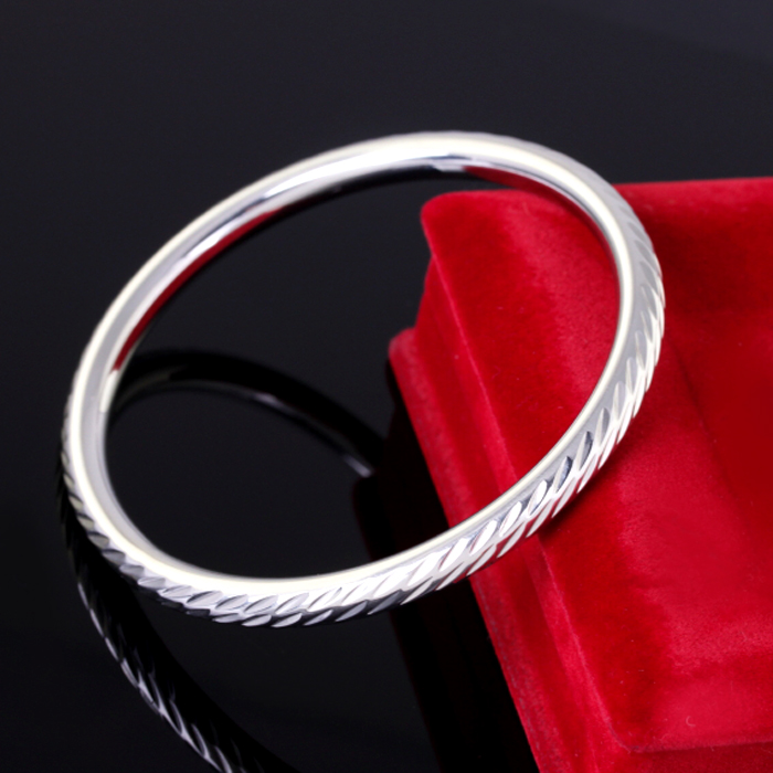 

Lot 5pcs in bulk Smooth Stainless Steel hollow pattern bracelet 2.38'' for women Jewelry