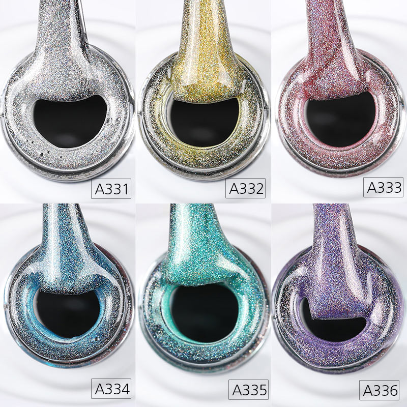 

1 Pcs UV LED Soak-off Gel Polish Holographic Mermaid Glitter Nail Polish for Nail Art 669, Rda331