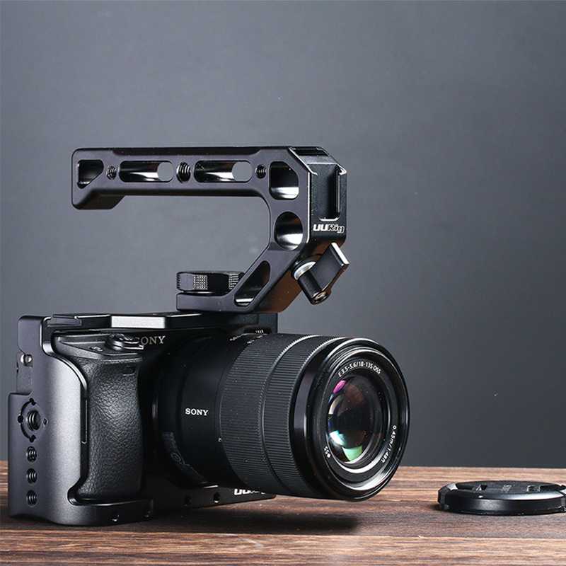 

DSLR Camera Handle Grip Cold Shoe Adapter Mount Handheld Stabilizer Extend Rod for Micphone LED Light Monitor for