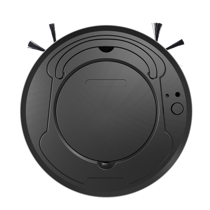 

3-In-1 Auto ing Robot Vacuum Cleaner USB Rechargeable Smart Floor Mop Cleaning Home Office Dry and Wet ing Cleaner Bla