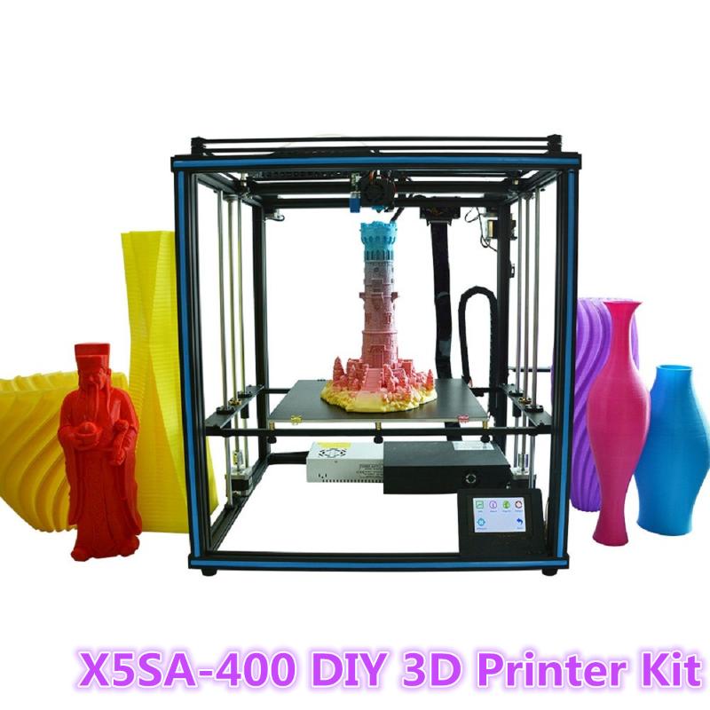 

New Upgraded X5SA-400 3D Printer Kits Metal Build Plate 400x400x400mm High Accuracy Auto Level FDM 3d Machine Filament Sensor