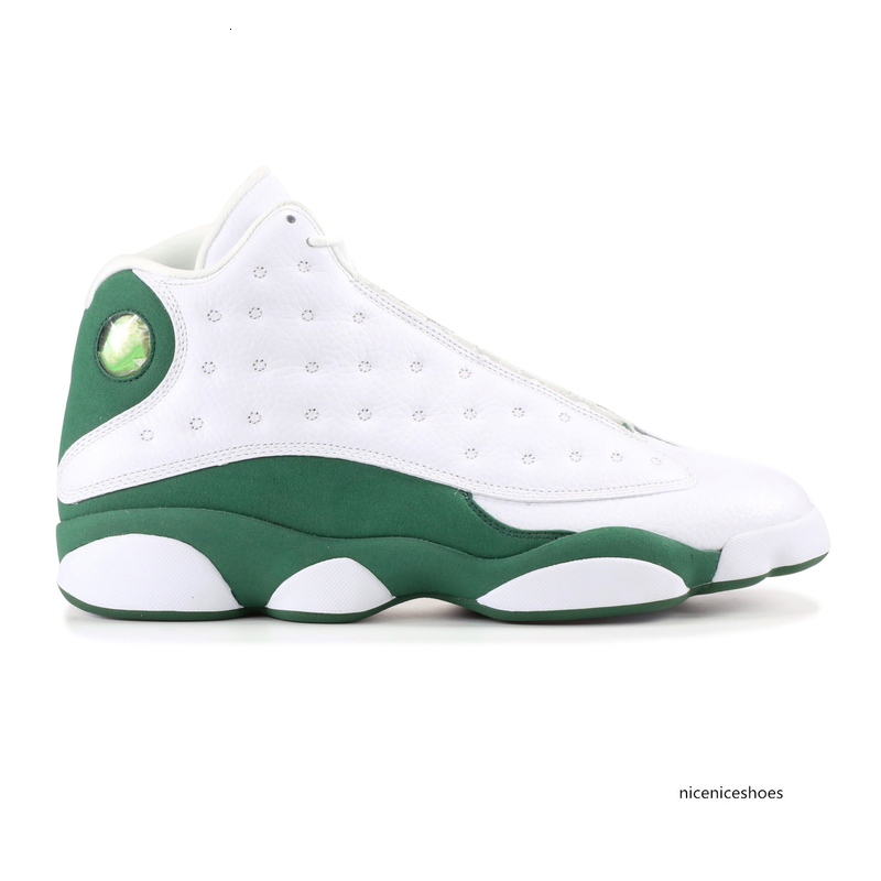 

White Green 13 Ray Allen Play Edition 2020 13s Real Carbon Fiber Basketball Shoes Top Factory Version Mens Trainer 2019 New Sneakers, Ray allen pe