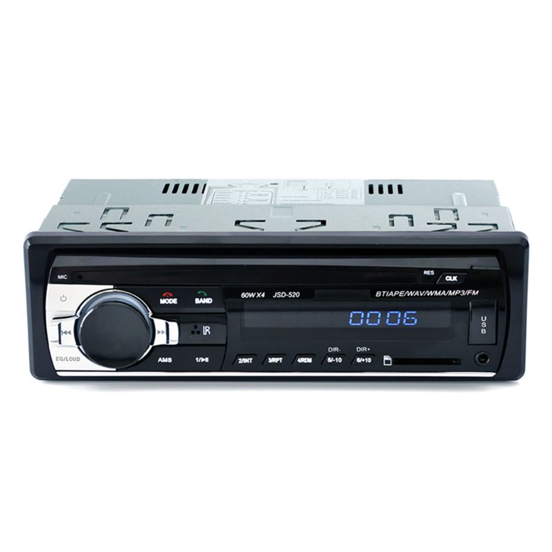 

12V 1 Din JSD-520 Car Radio USB TF MP3 WMA Player with Car Radio Receiver