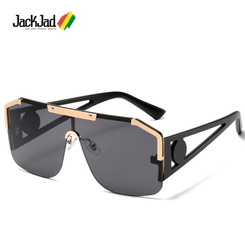 

JackJad 2020 Fashion Unique Cool Shield Style Gradient Sunglasses Women ins Vintage Brand Design Sun Glasses 2099