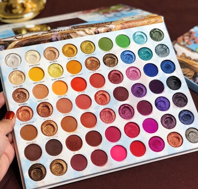 

New Arrival Long Lasting Waterproof&non-removing Makeup Multi-color Eyeshadow Palette 63-color Makeup Artist Special Show Makeup Palette, Mixed color