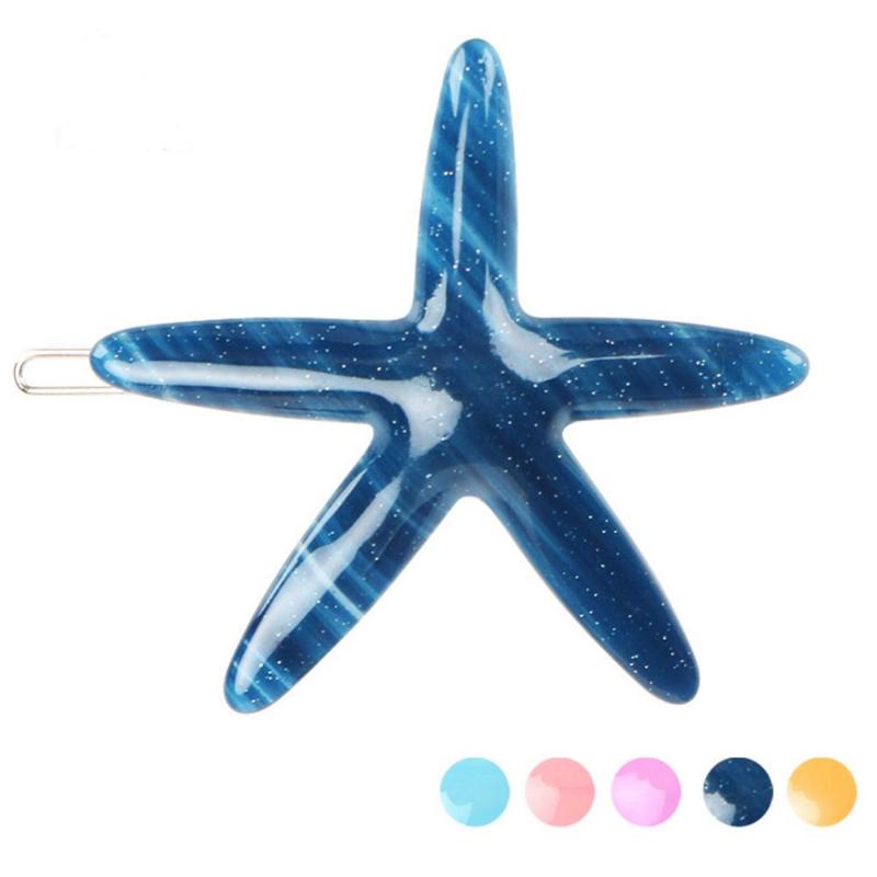 

Alexandre De Paris Hairpin - Stars Fruit Hair Clip for Women Girls Sea Series Hair Accessory Ornament for Tiara Everday