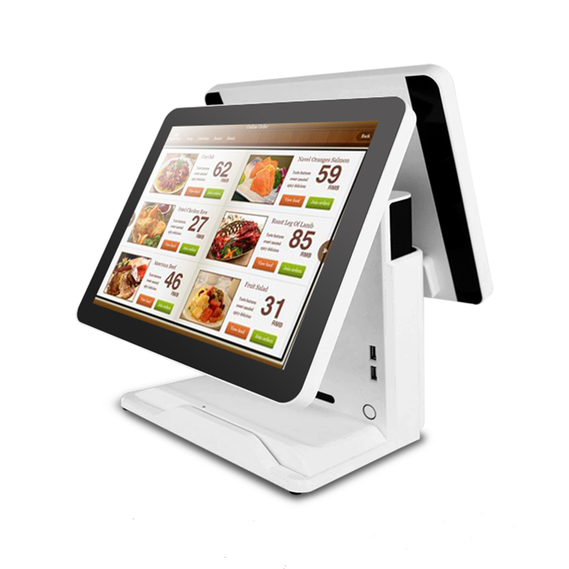 

15 inch + 15 inch Dual screen Point of sale touch Systems Windows TerminalFor Retail Store