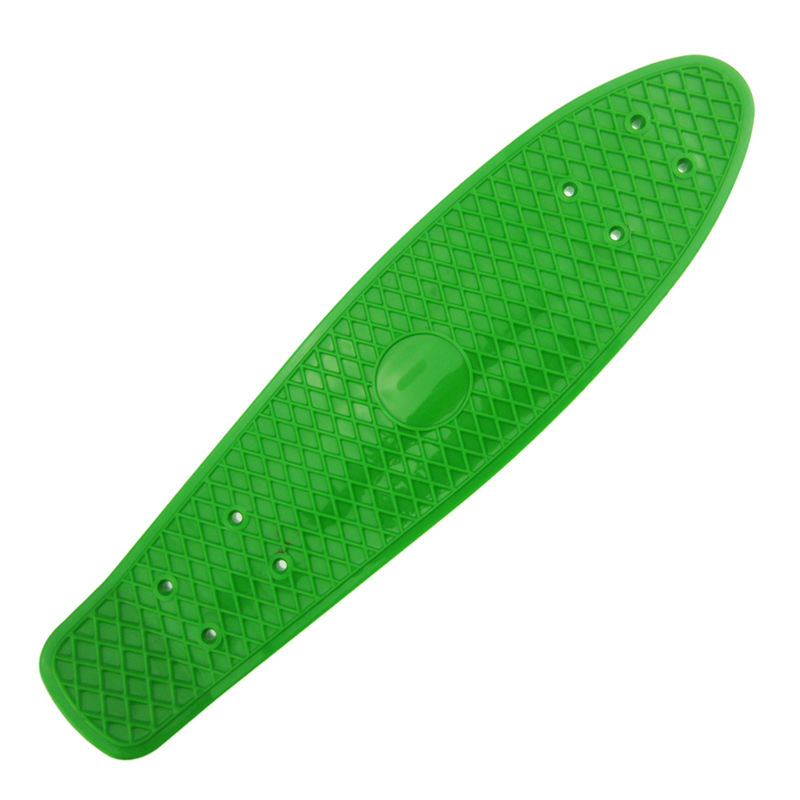 

Hot AD-22.5X 6 Inch Skateboard Plastic Fish Banana Skating Board Decks for Outdoor Sport Fish Board Non-Slip Deck Green