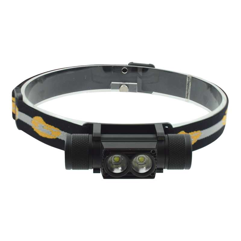 

3800 Lumens USB-Charging Frontal Headlamp Removable Waterproof 6 Modes LED Adjustable Outdoor Running Headlight