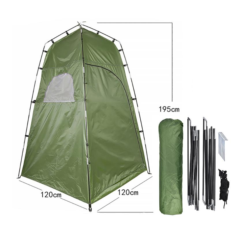 

Outdoor Shower Tent Privacy Waterproof Bath Changing Fitting Room Camping Tent Dressing Shelter Beach Toilet with Bag