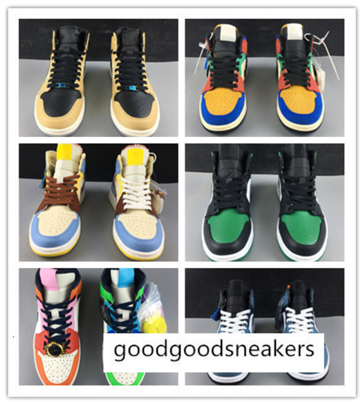 

2020 Wholesale New 1 OG Mid Fearless WMNS MEN Basketball Shoes designer 1s sneakers sports outdoor trainers top quality SIZE 36-46
